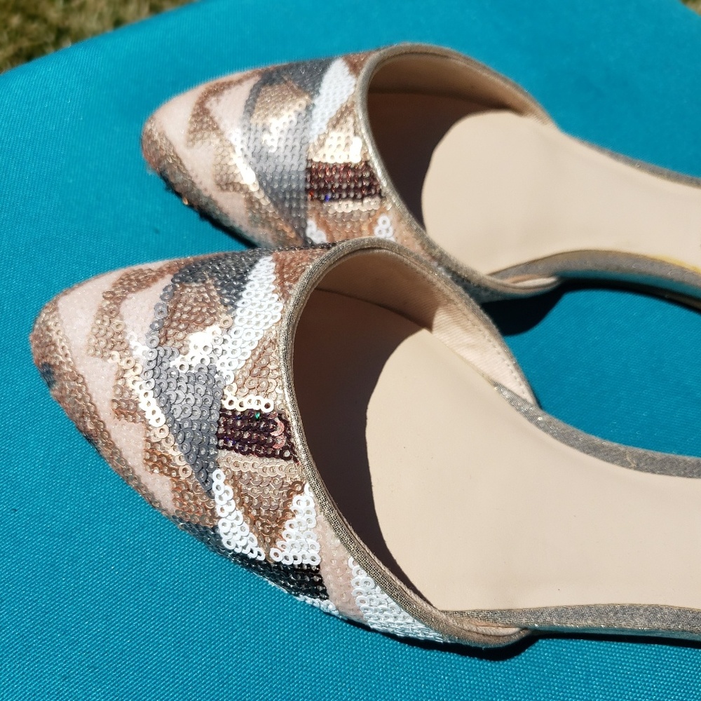INC Sequins Sparkle Flats - Picture 4 of 5